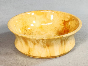 Handmade Wooden Candy Bowl Maple Burl Wood